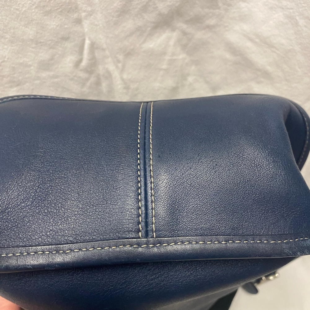 Vintage Coach Janice Legacy 9950 Leather Crossbody-Navy - Picture 8 of 12
